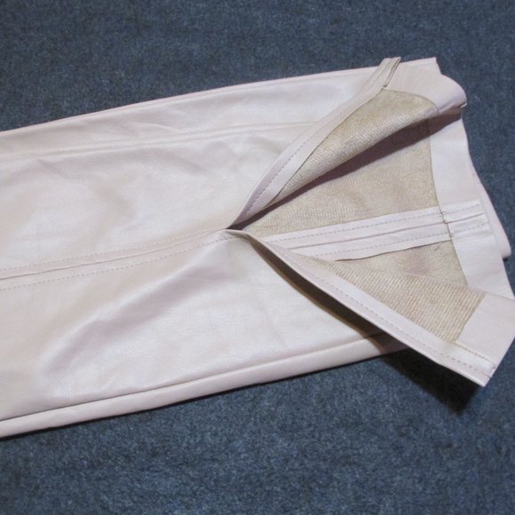 NWT Jason Wu tan vegan leather skinny pants size XS - Picture 14 of 15